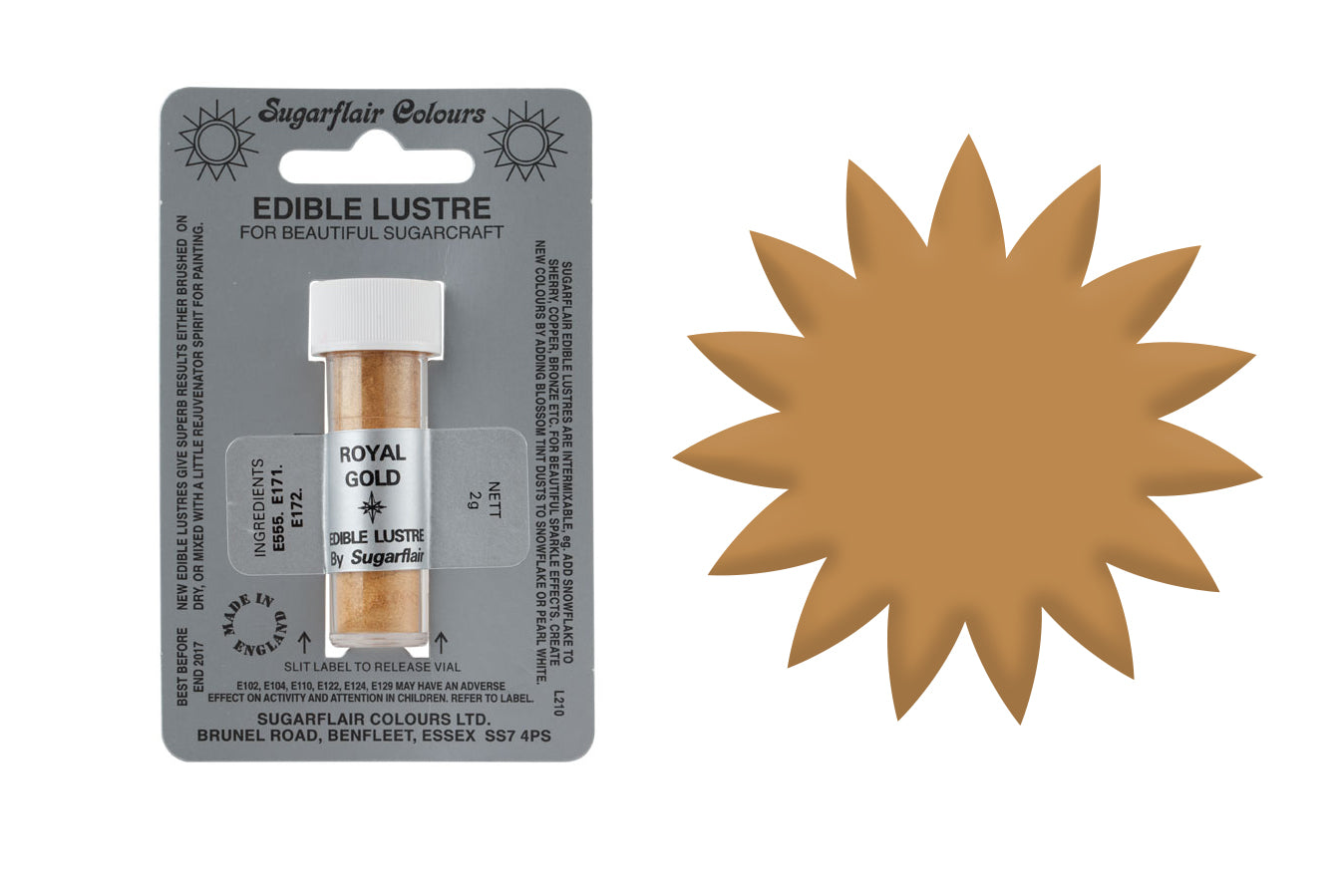 Edible Lustre - Royal Gold 2g