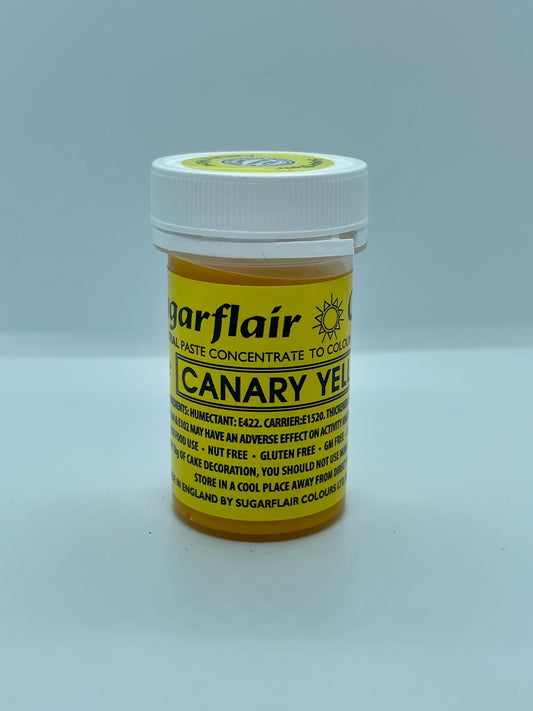 Sugarflair Colours Canary Yellow 25g