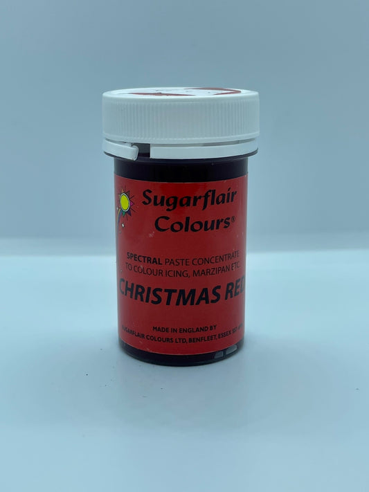 Sugarflair Colours Christmas Red 25g