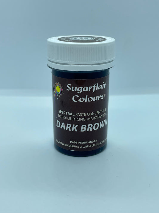 Sugarflair Colours Dark Brown 25g